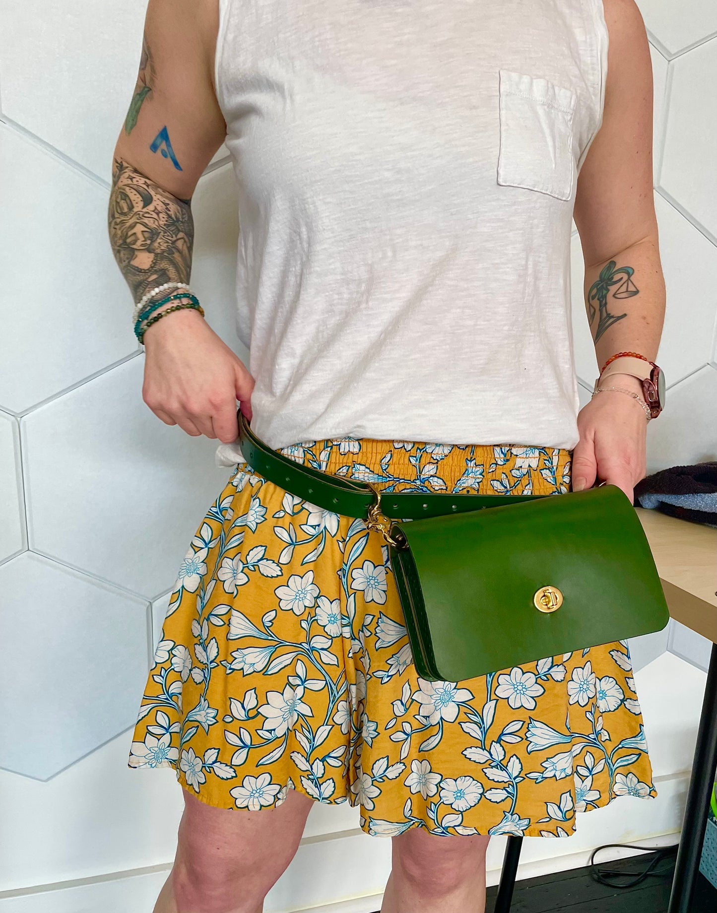 Wanderer in Green