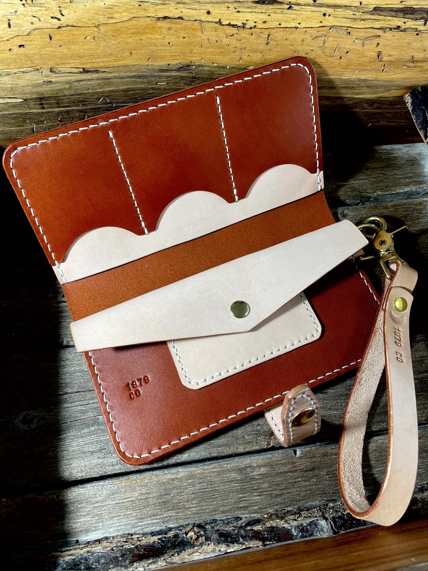 Chestnut Clutch Wallet