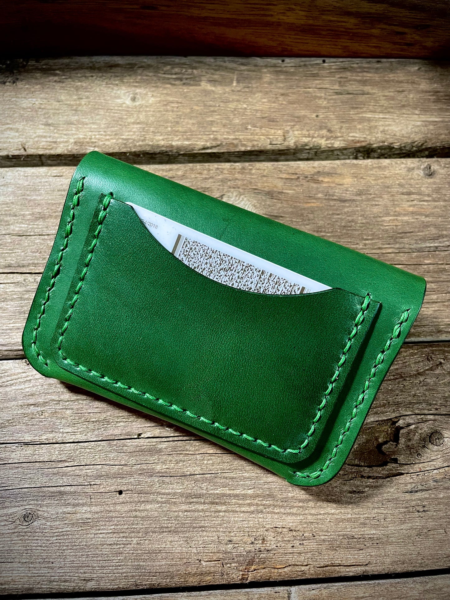 Strap Wallet in Zucchini