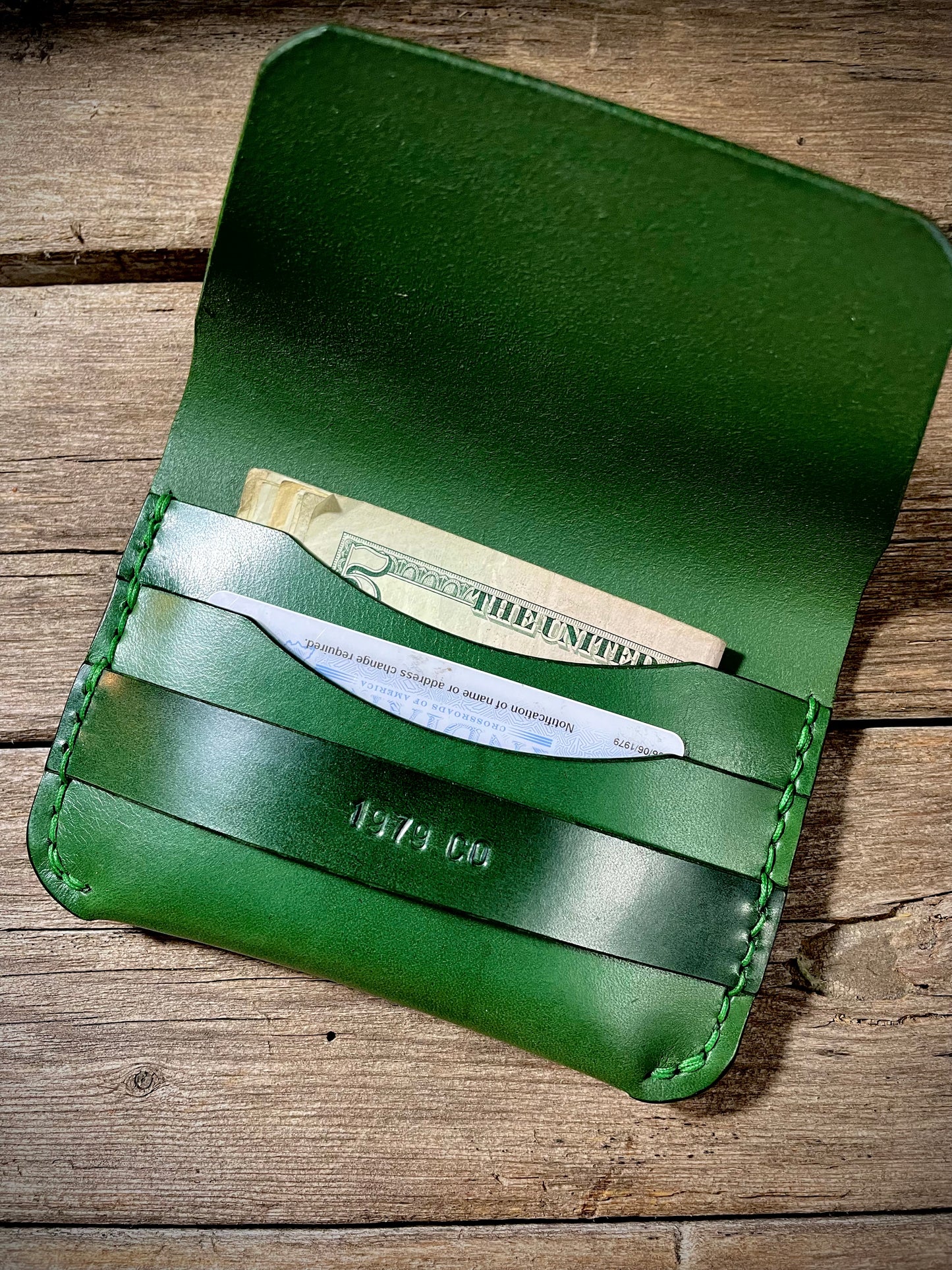 Strap Wallet in Zucchini