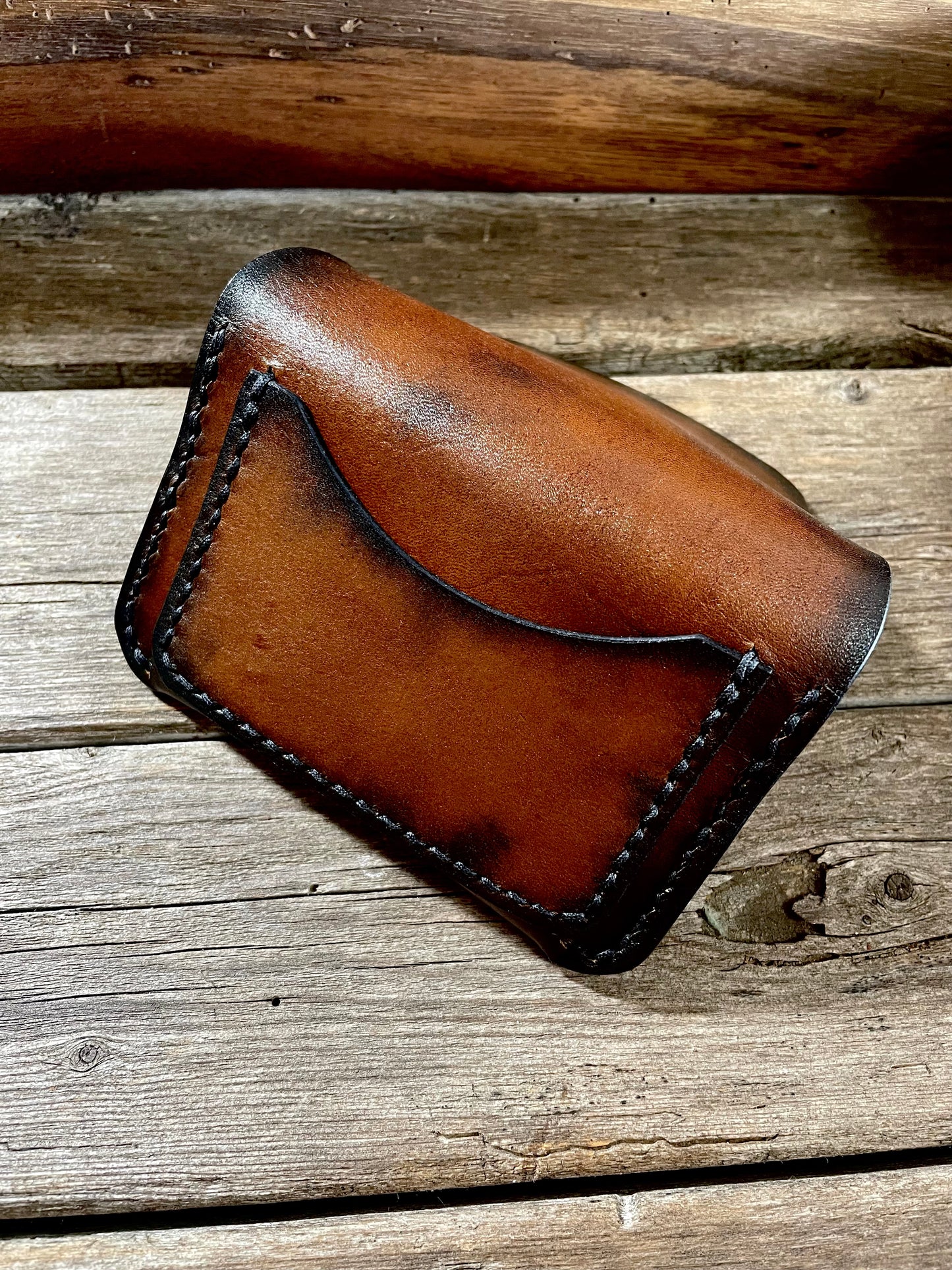 Walnut Strap Wallet