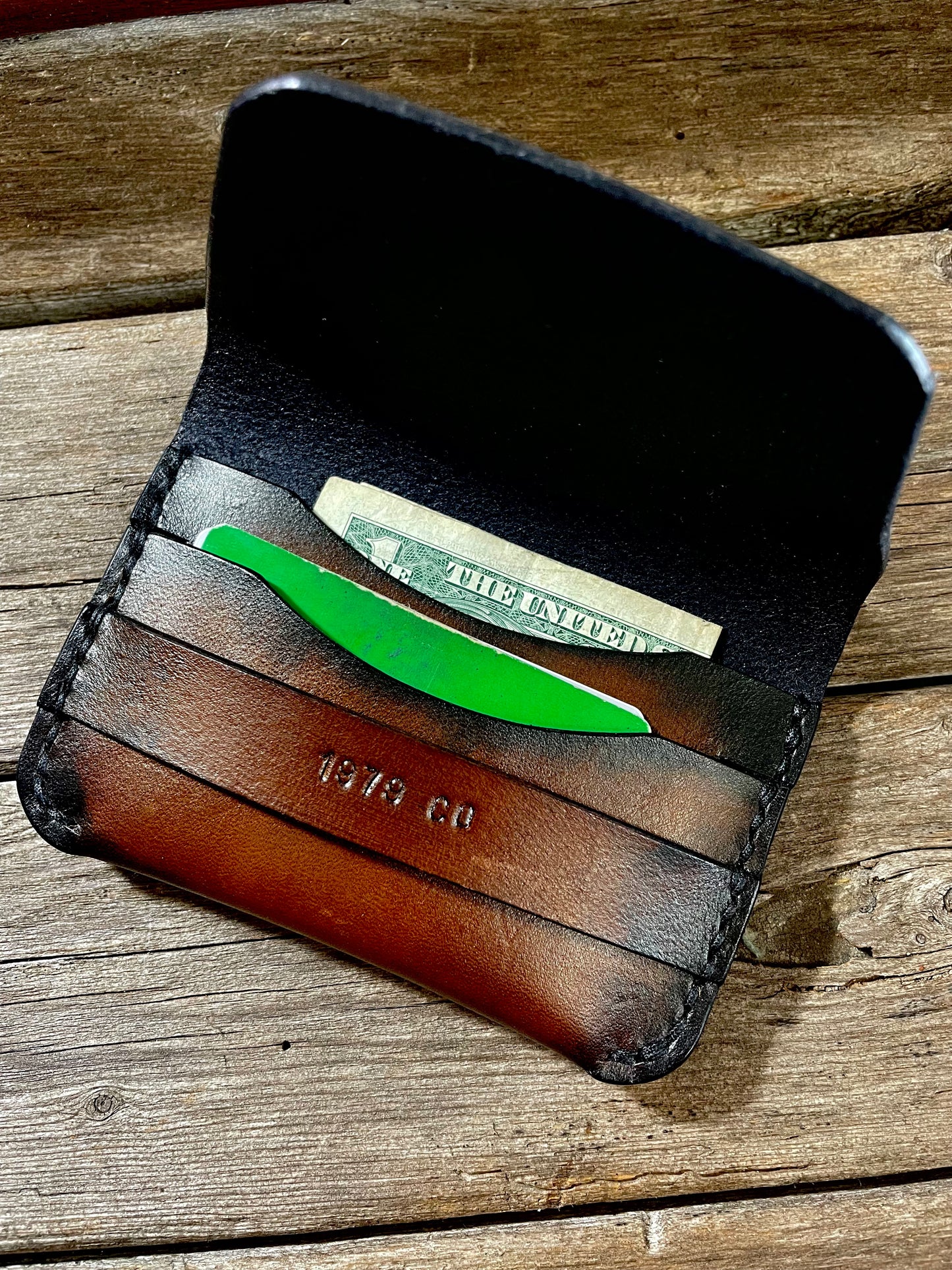 Walnut Strap Wallet