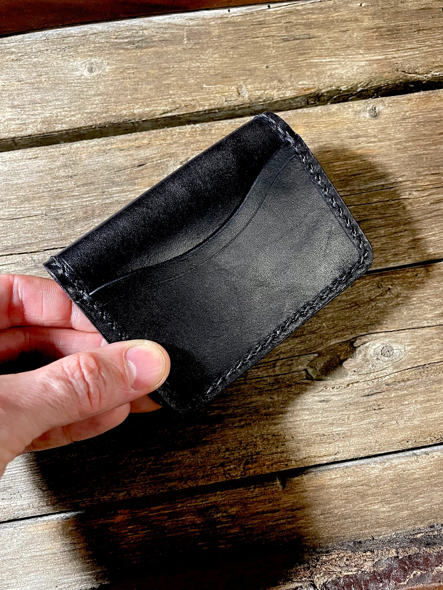 Black Beard Minimalist Wallet