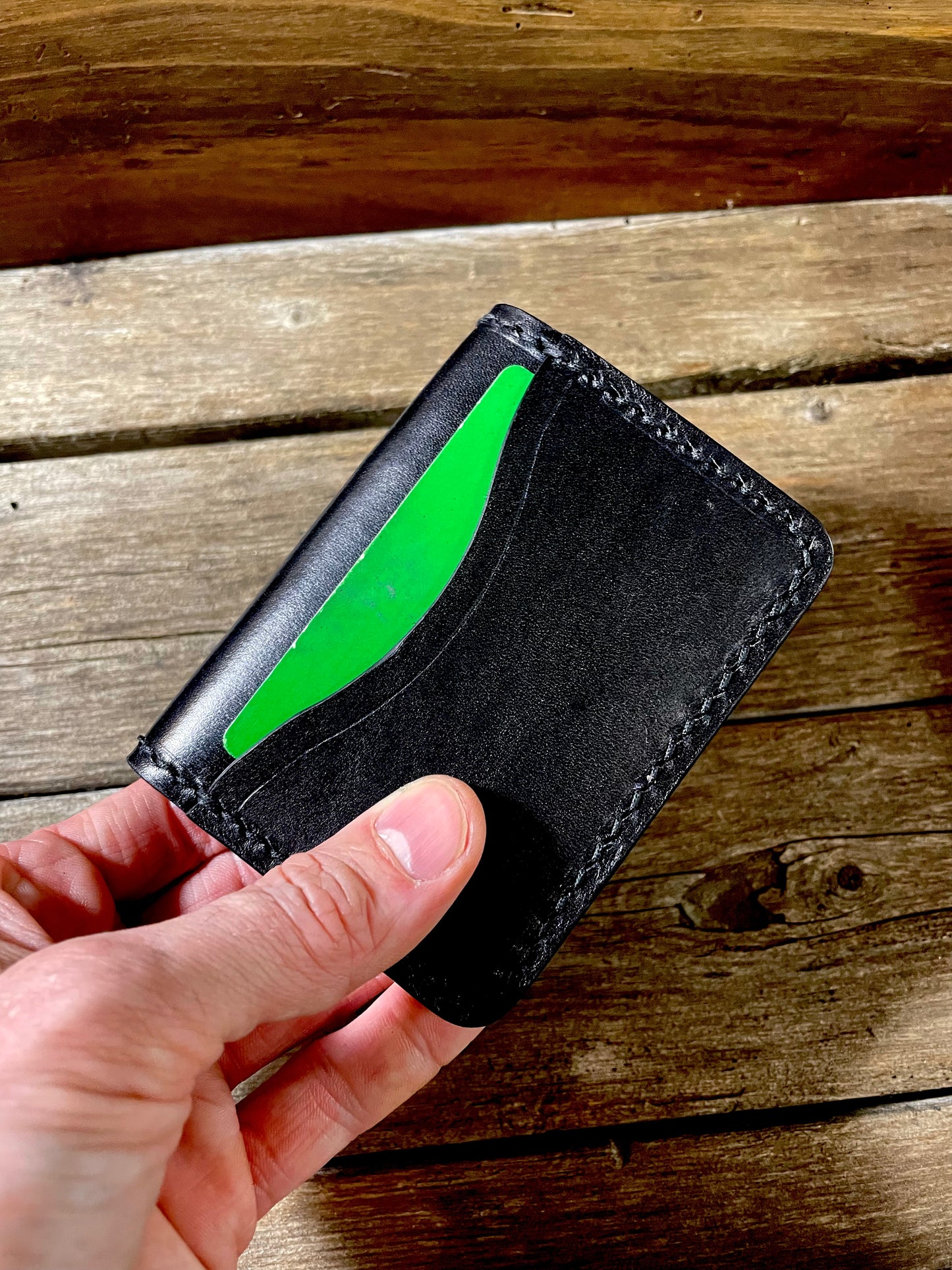 Black Beard Minimalist Wallet
