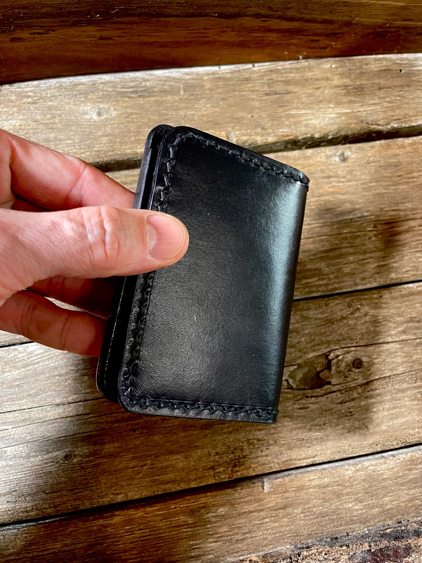 Black Beard Minimalist Wallet
