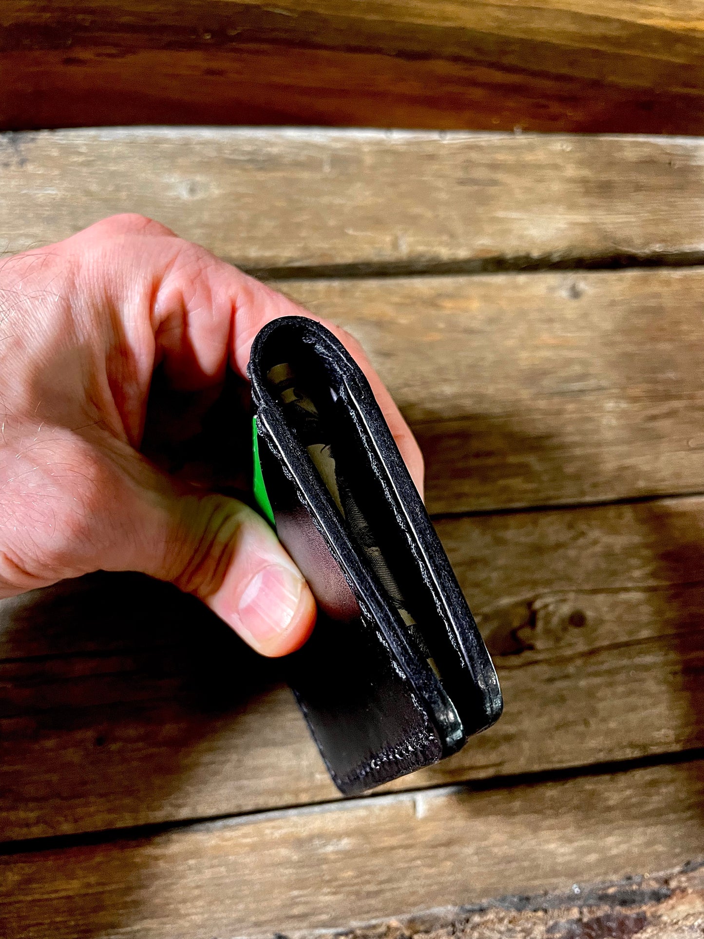 Black Beard Minimalist Wallet