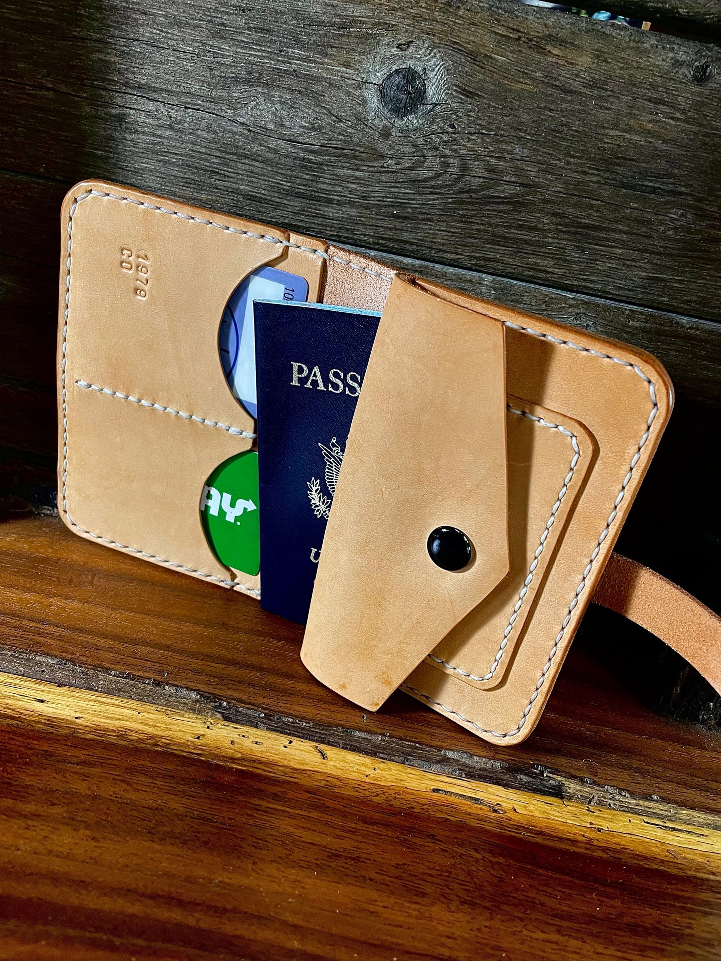 Black n Natural Travelers Wallet