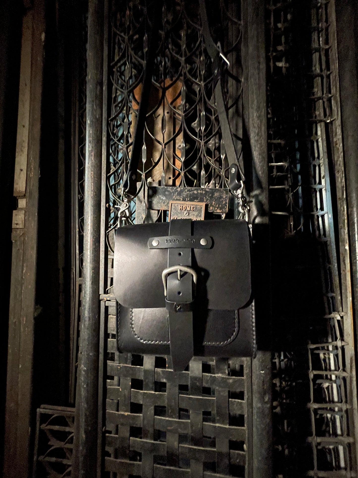 Black No. 1 Field Bag in English Bridle