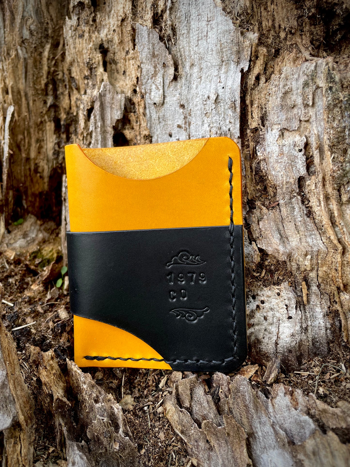 Striker Minimalist Wallet in Yellow & Black