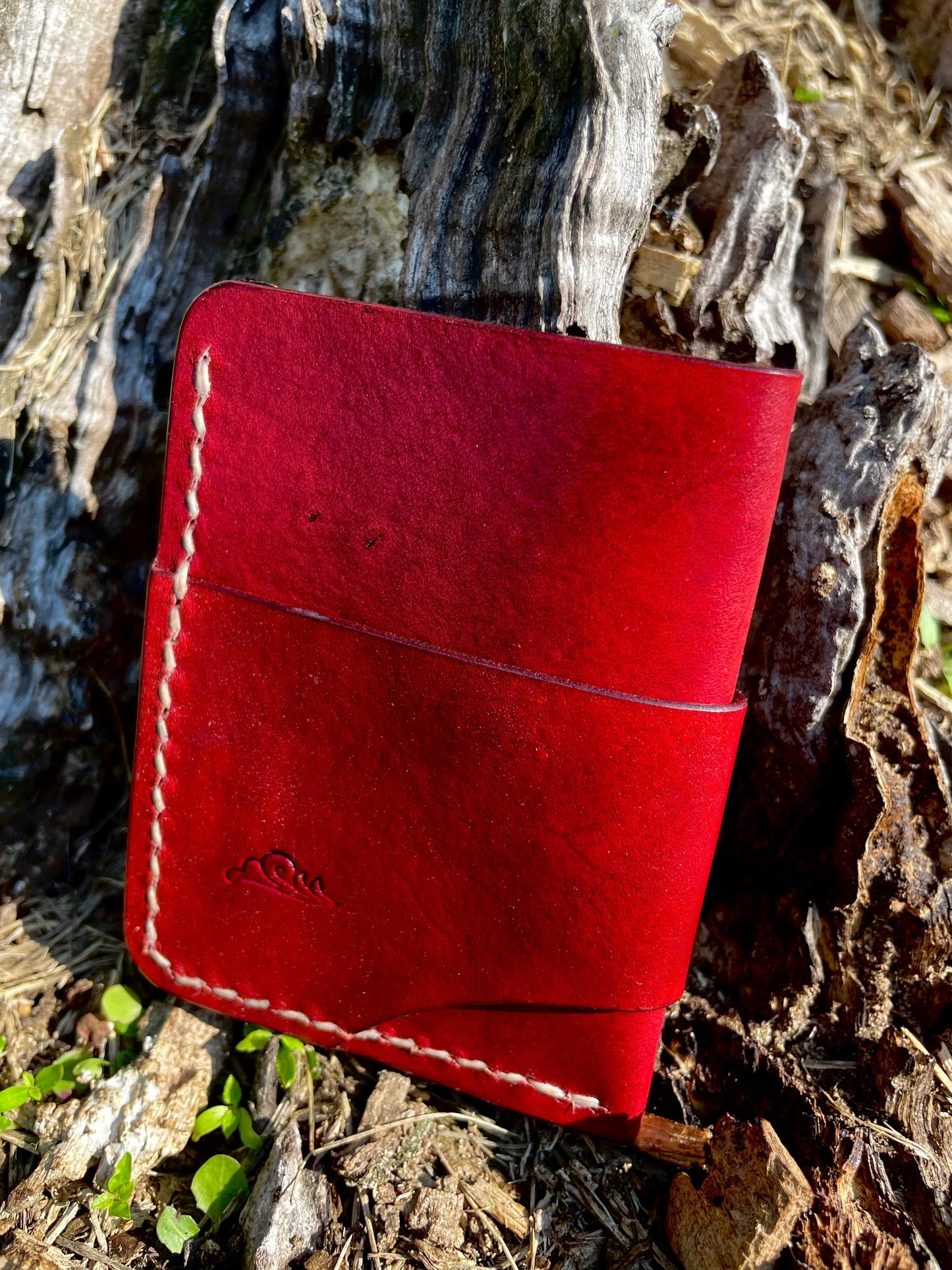 Striker Minimalist Wallet in Oxblood