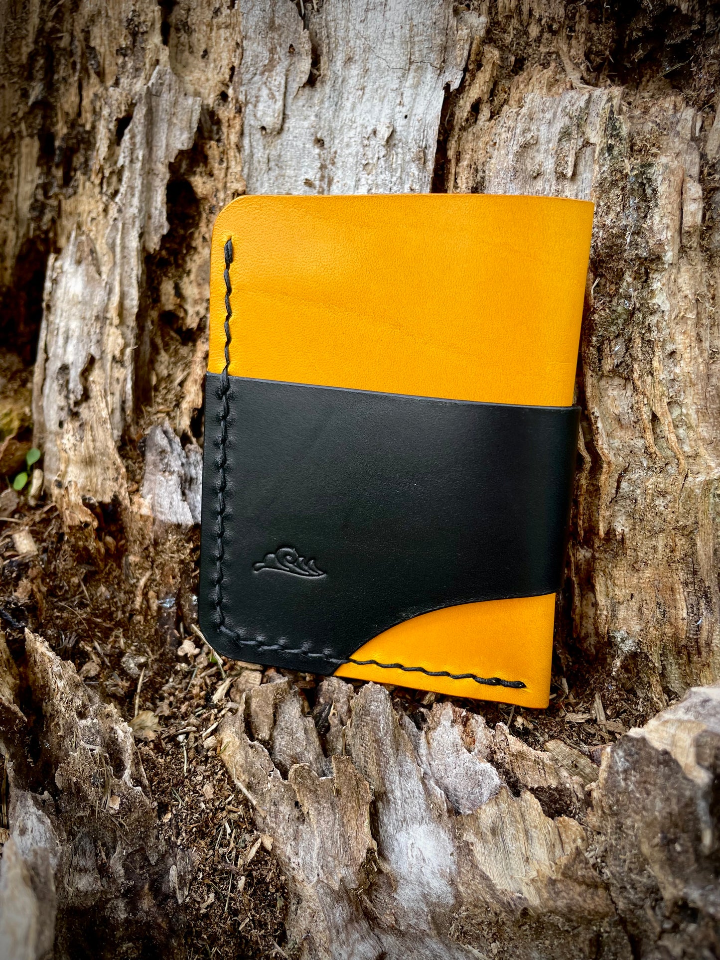 Striker Minimalist Wallet in Yellow & Black