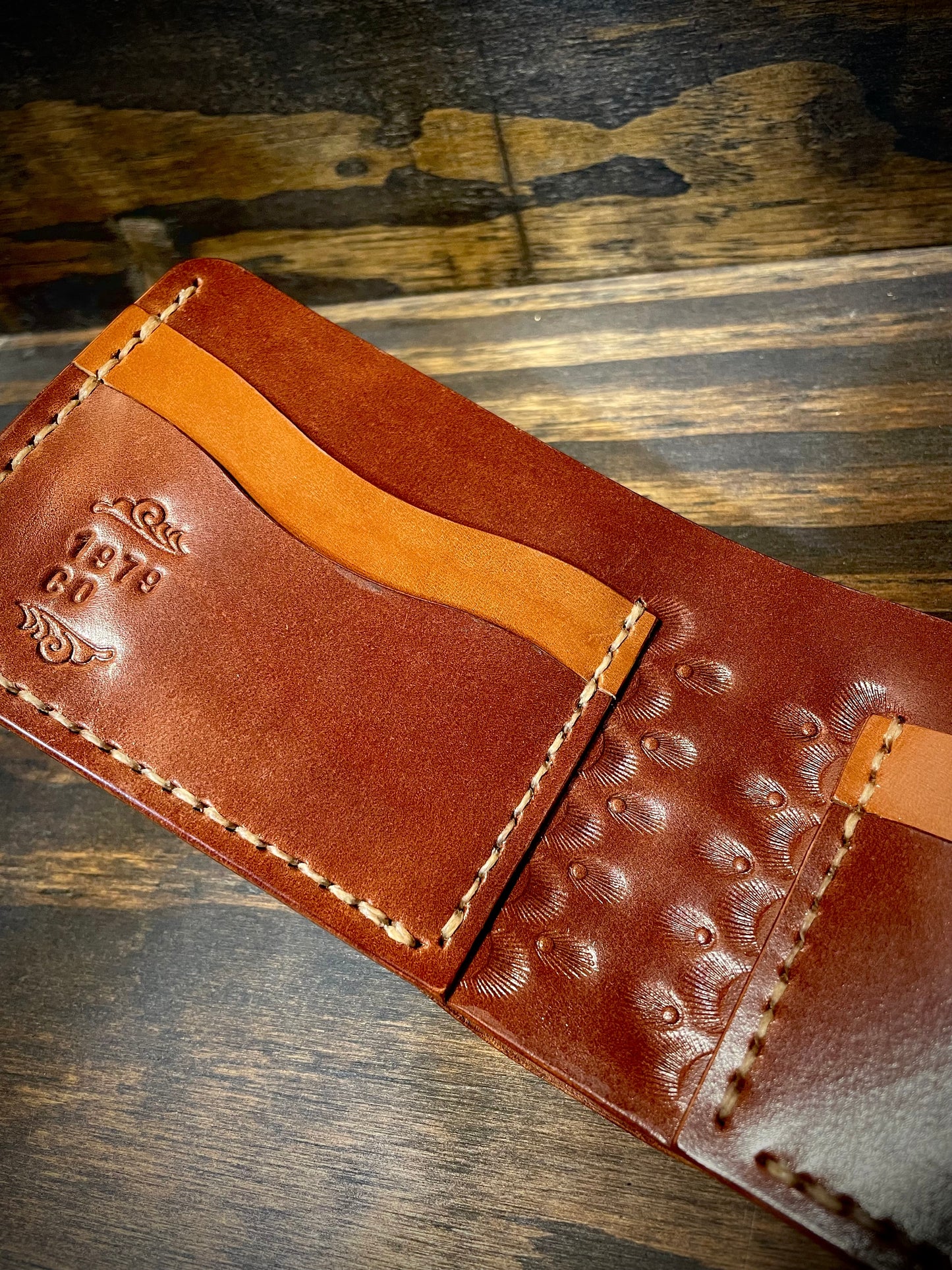 Sadie Bifold wallet in Medium Brown