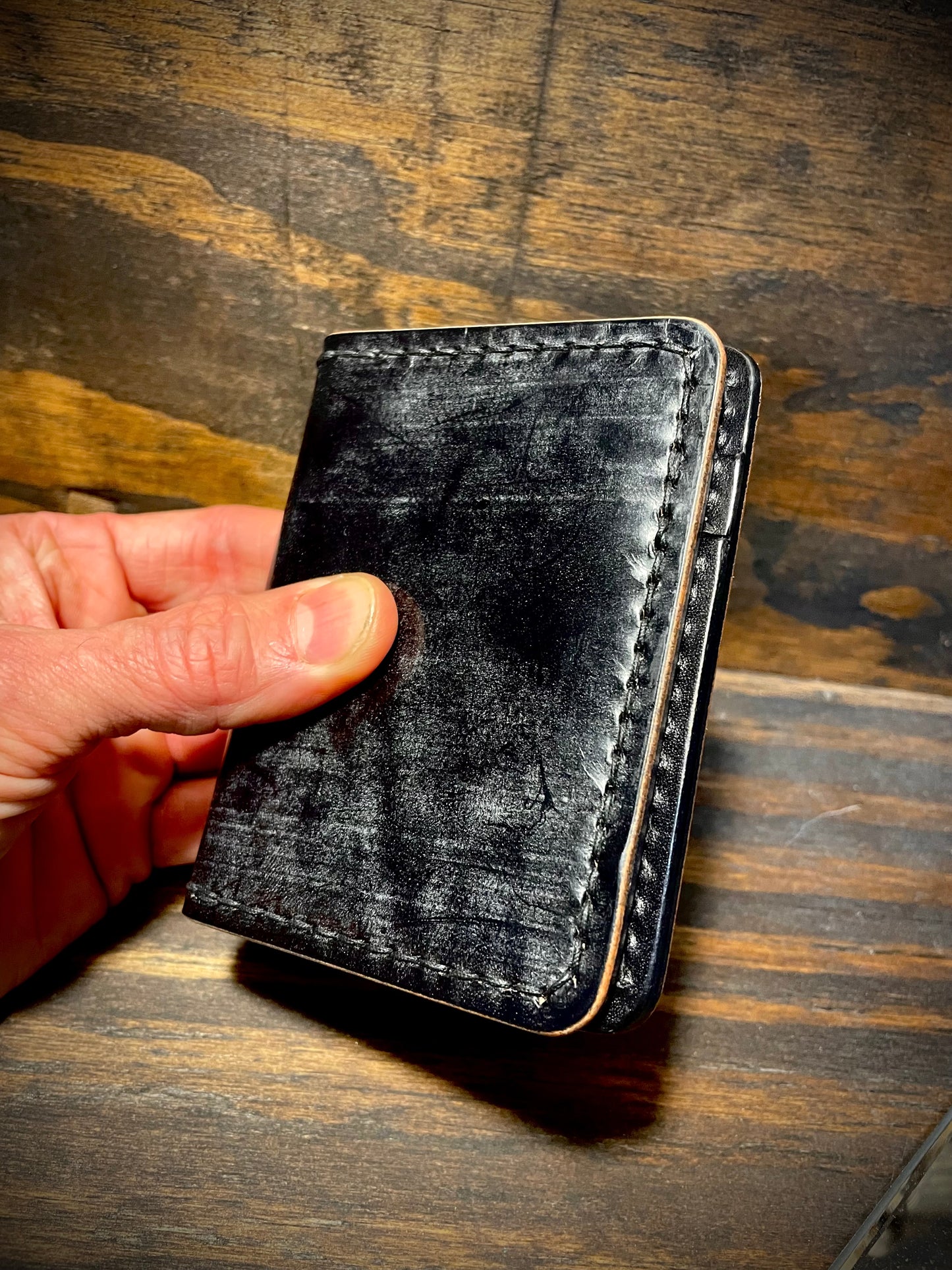 The Twain wallet in English Bridle