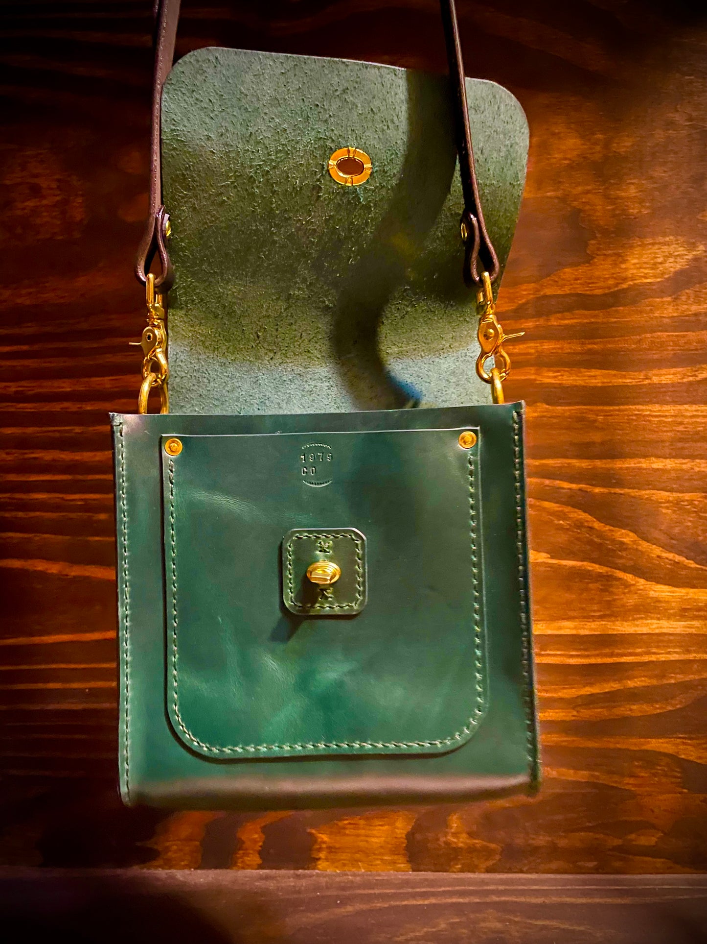 Field Bag in Ocean Green