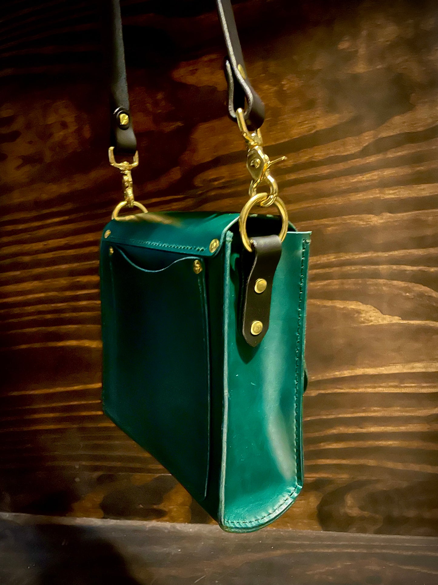 Field Bag in Ocean Green