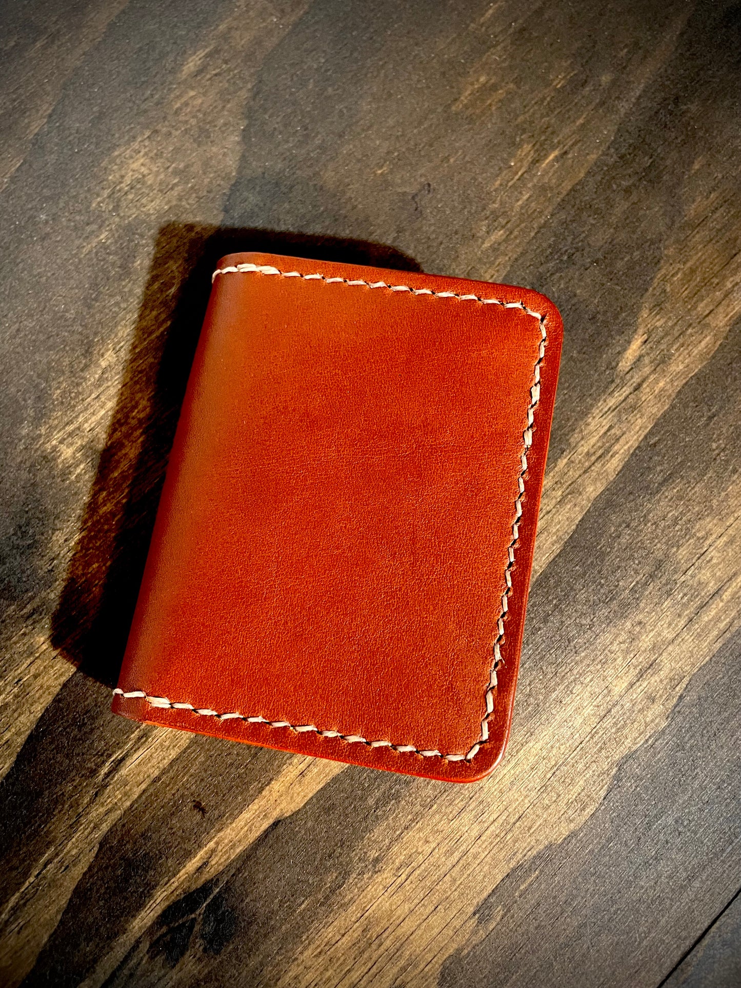 The Twain wallet in Chestnut
