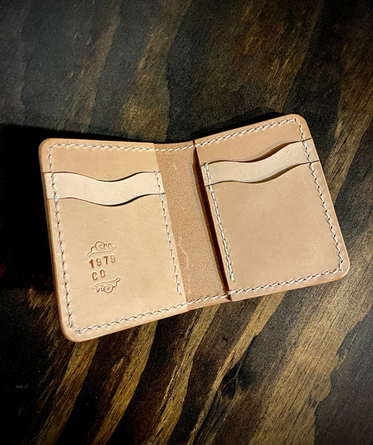The Twain wallet in Sedgwick English Bridle