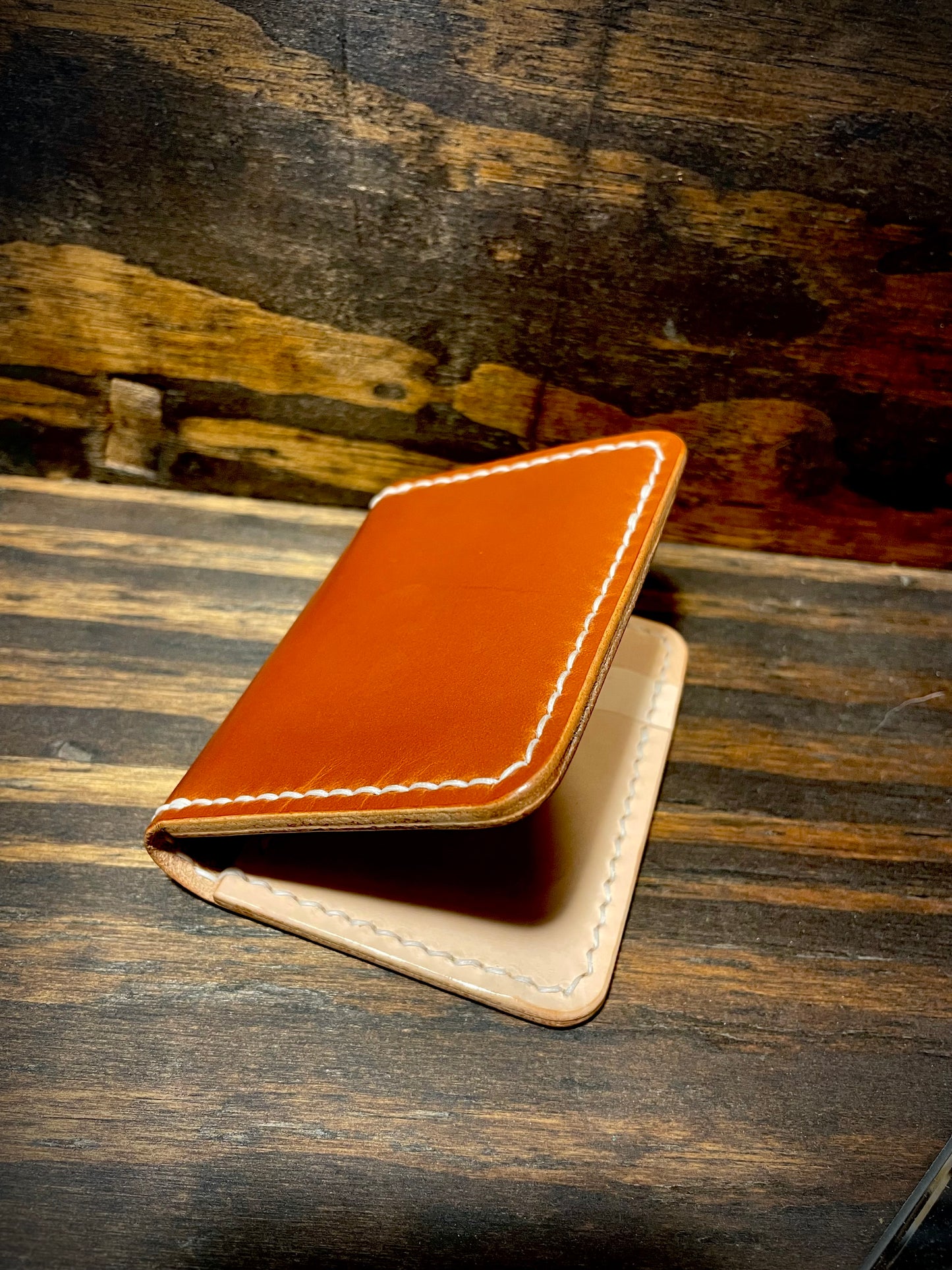 The Twain wallet in Sedgwick English Bridle