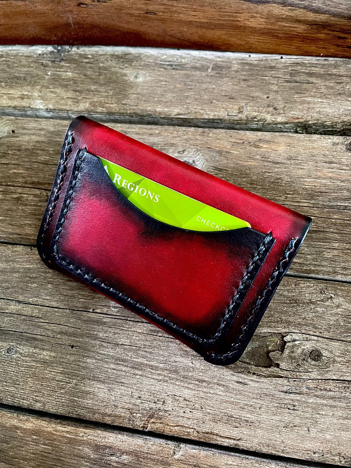 Mahogany Blood Strap Wallet
