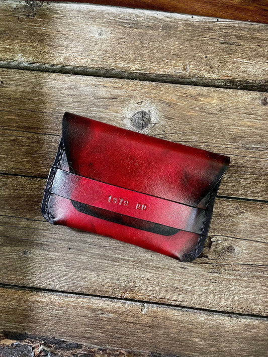 Mahogany Blood Strap Wallet