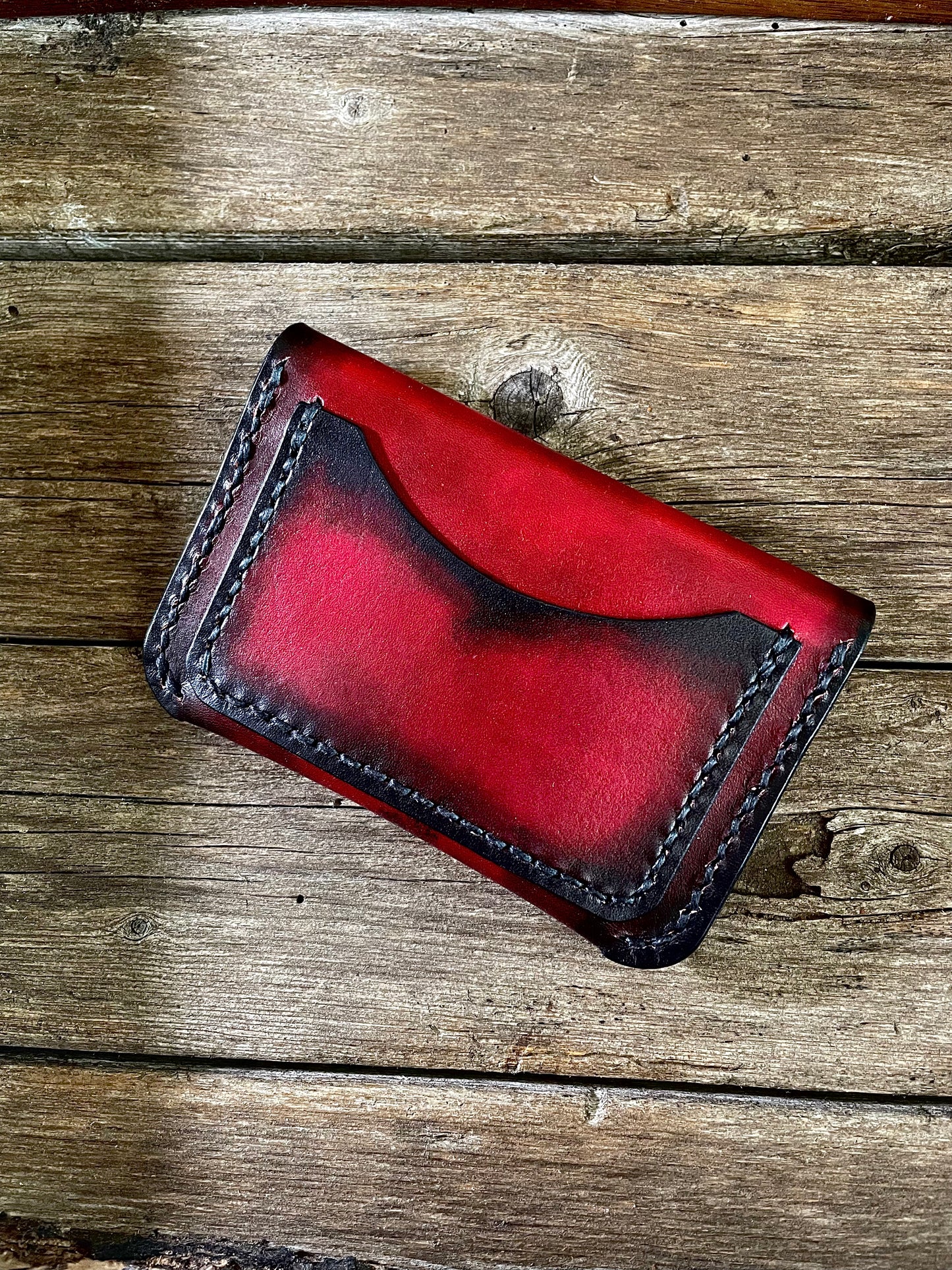 Mahogany Blood Strap Wallet