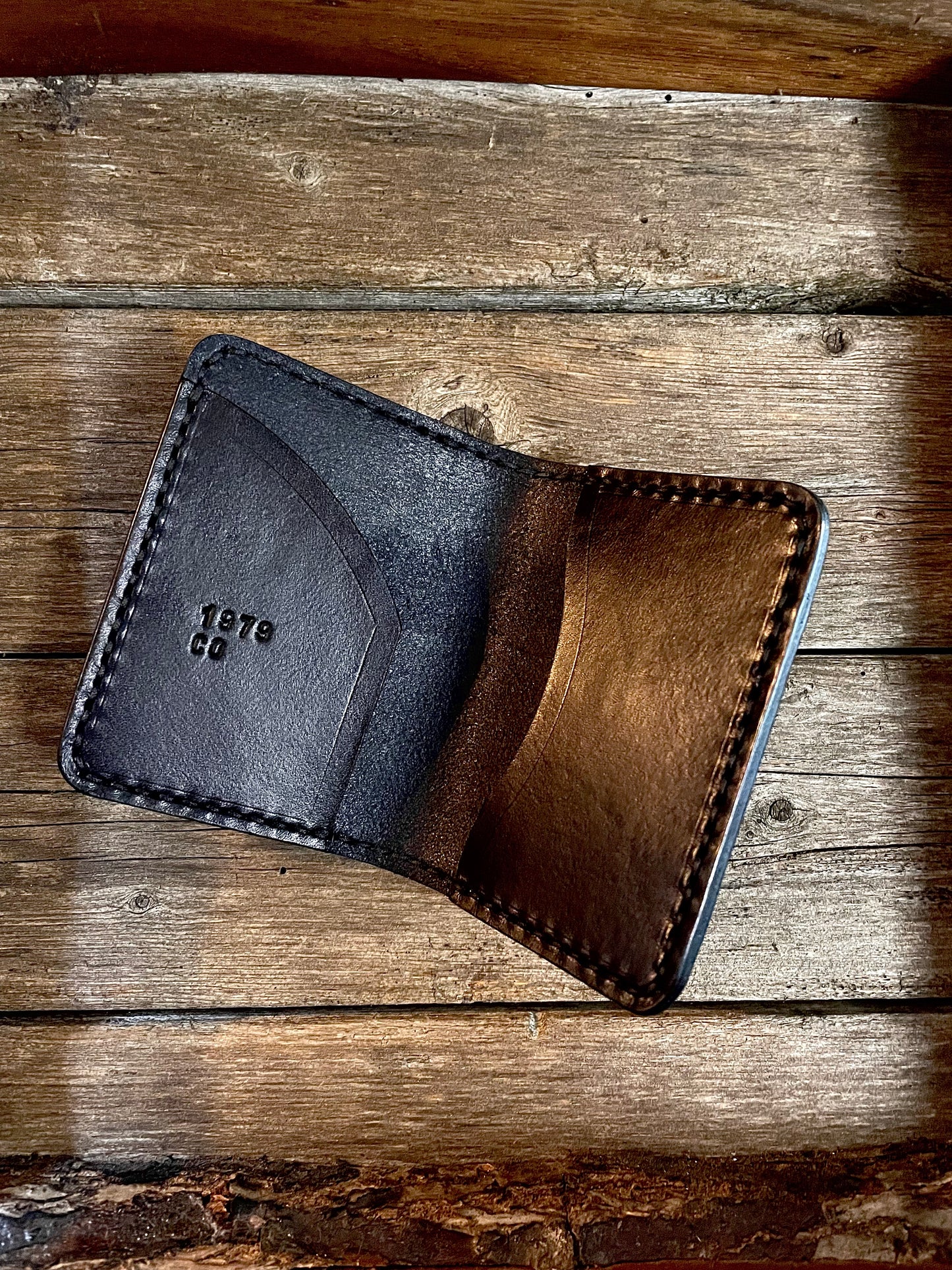 Black Beard Minimalist Wallet